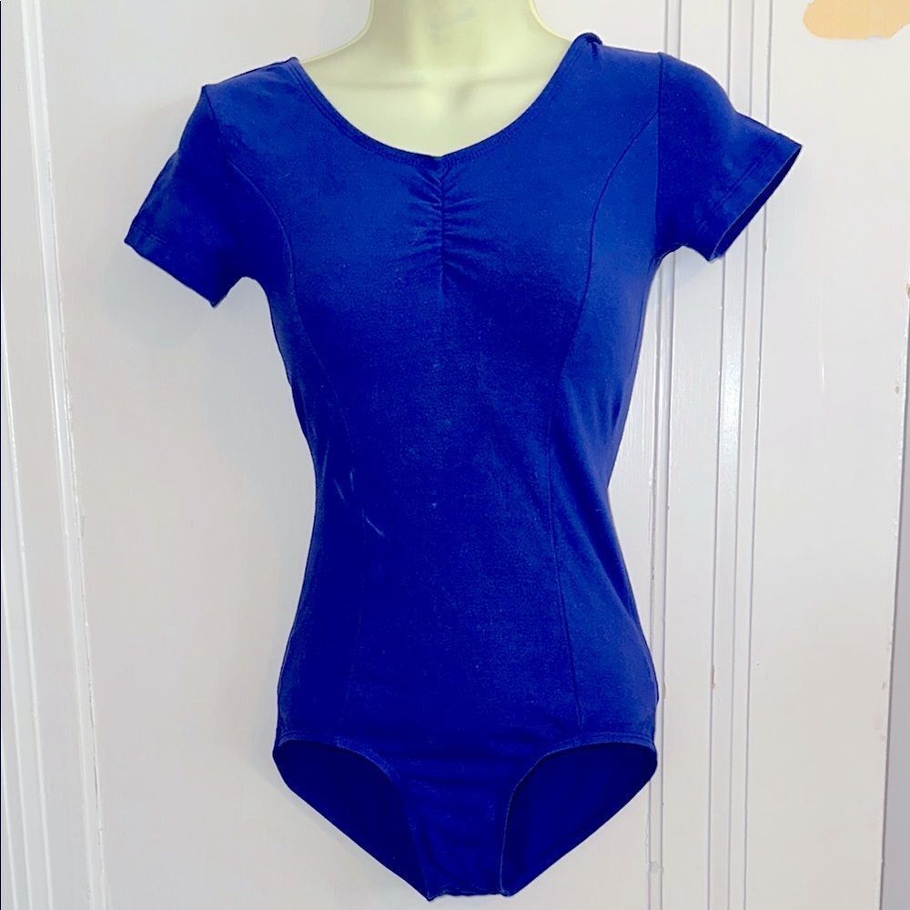 Theatricals Royal Blue Short Sleeve‎ Dance Leotard